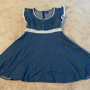 Size large blue beauty and the beast by Disney dress